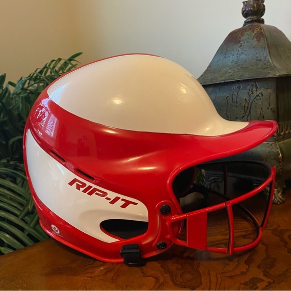 RipIt Accessories Ripit Softball Baseball Helmet Size Sm Red And